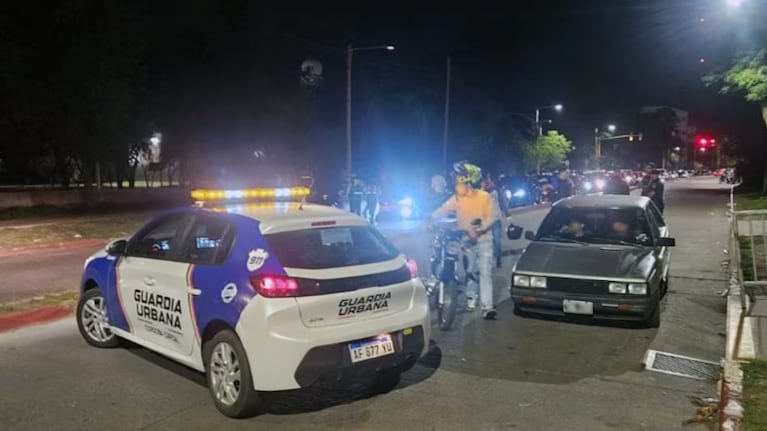 Desarticularon una picada ilegal en la Ciudad Universitaria.