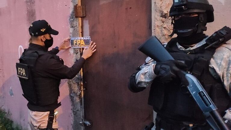 Desbarataron un búnker relacionado al narco "Recorte"