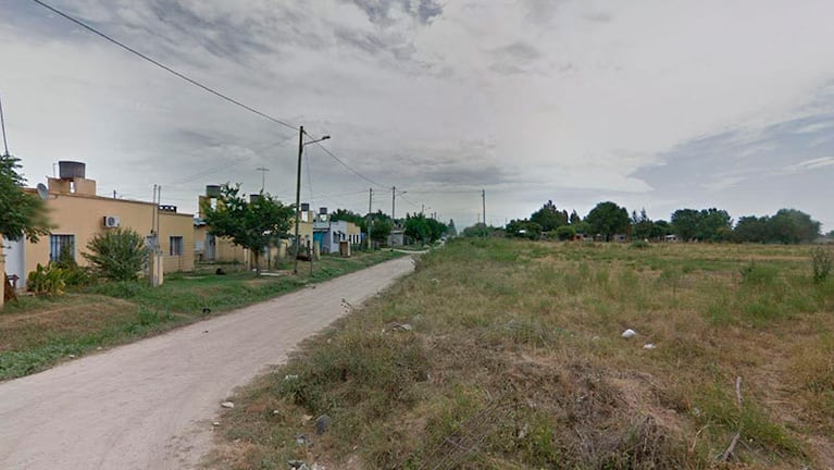 Descampado en el Barrio Agustino de Pilar (Captura de Google Street View).