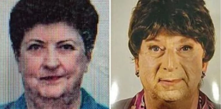 Descubrieron que se disfrazaba de su madre muerta para cobrar la jubilación: la insólita foto