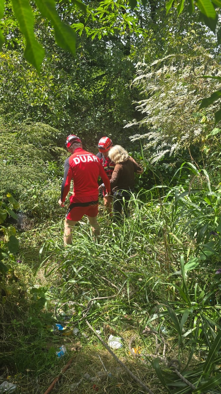Desesperante rescate en Córdoba.
