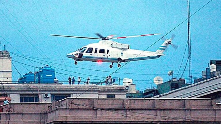 Desmantelarán el helipuerto de la Casa Rosada