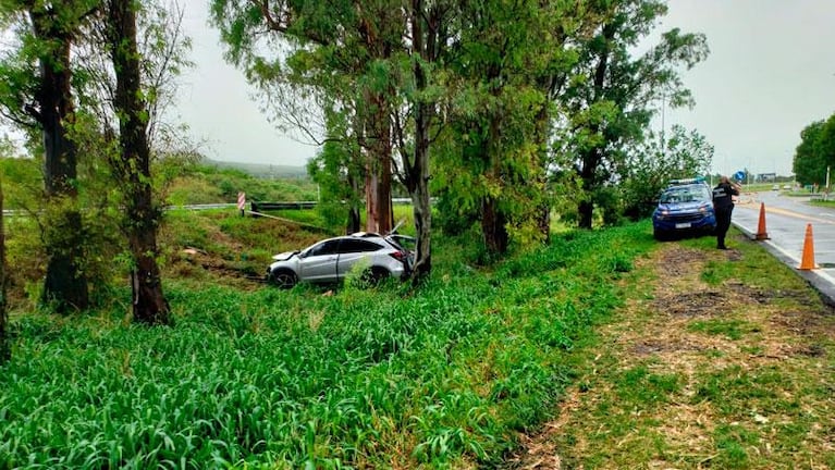 Despistó y murió tras impactar contra un árbol en la autopista Córdoba-Carlos Paz