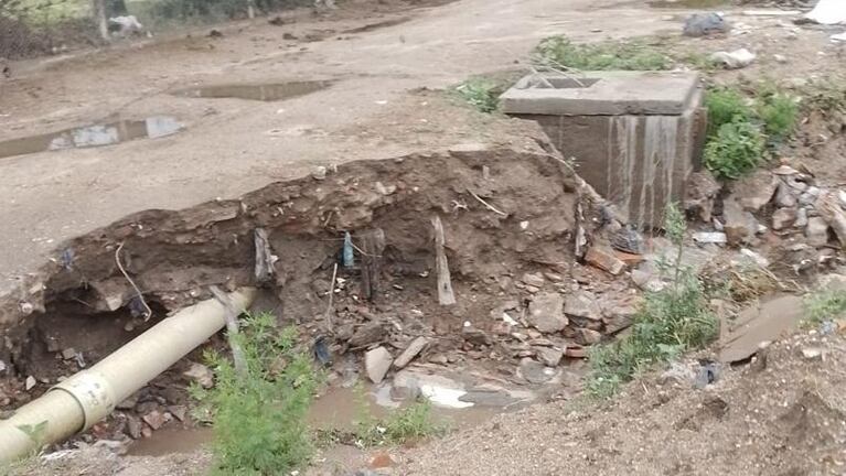 Destrozos y casas inundadas en Ro Cuarto por un fuerte temporal