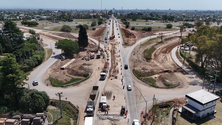 Desvíos por obras en una ruta de Córdoba y en Circunvalación. (Imagen: Gobierno de Córdoba).