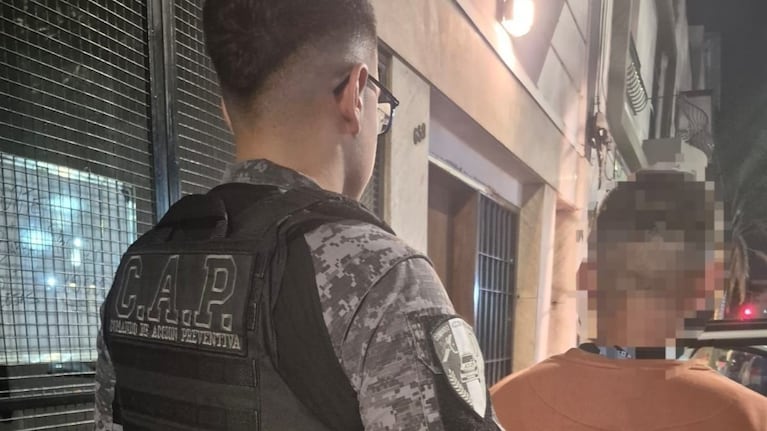 Detención en Villa 9 de Julio.