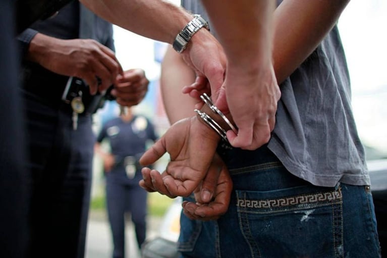 Detenido acusado de abuso sexual en Dean Funes. (Imagen: gentileza Mirá El Norte).