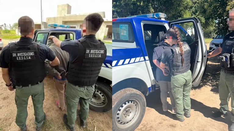 Detenidos en Villa María.