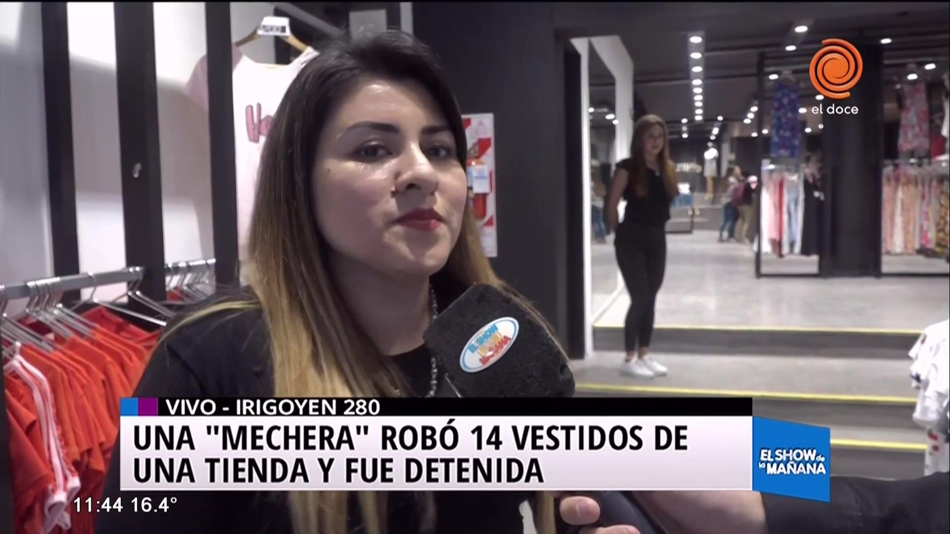 Detienen a "mechera" que robó 14 vestidos