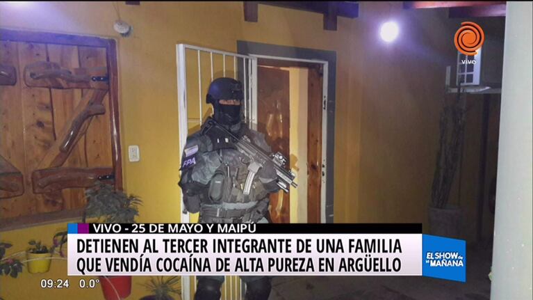 Detienen a miembro de familia narco en Arguello