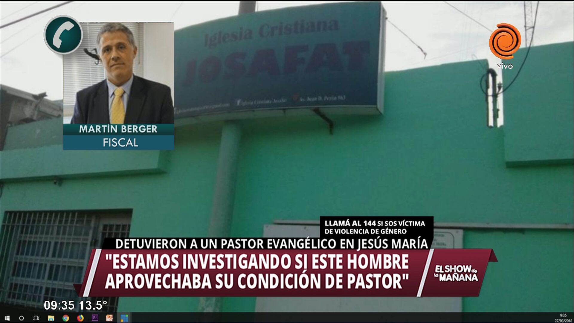 Detienen a pastor evangélico por abuso sexual