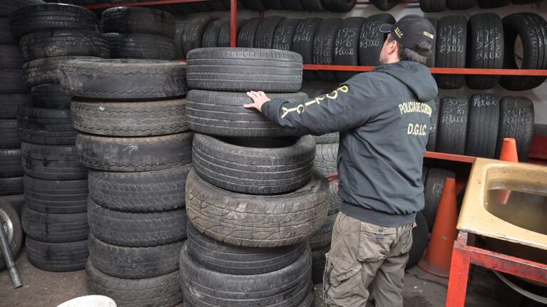 Detuvieron a dueños de cuatro gomerías. (Foto: Policía de Córdoba)