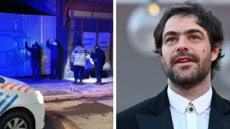 Detuvieron a Peter Lanzani por grafitear un reconocido edificio de Ushuaia