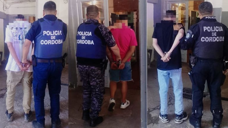 Detuvieron a tres delincuentes que balearon a un hombre en Alta Gracia.