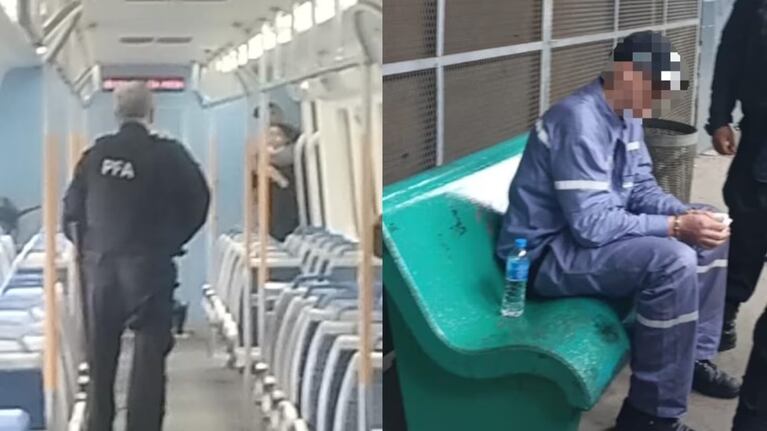 Detuvieron a un hombre que amenazó con detonar una granada en un tren.