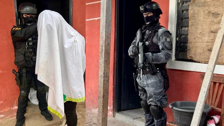 Detuvieron a una familia narco en barrio San Alberto.