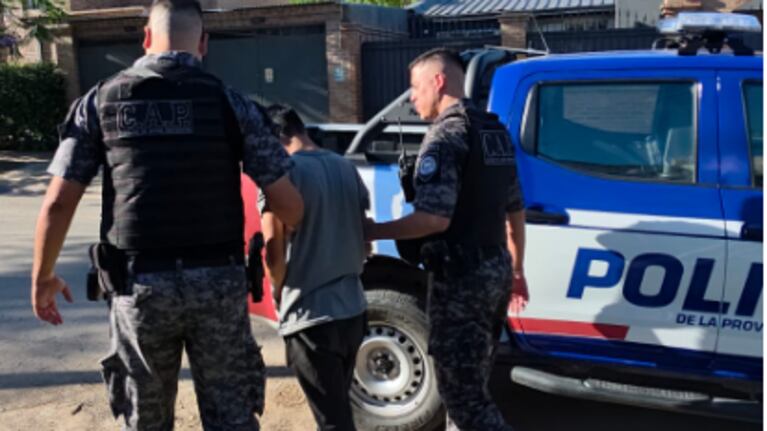 Detuvieron al hombre que arrebató a una mujer con un bebé en brazos.