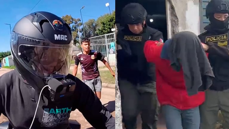 Detuvieron al ladrón que intentó robarle a un influencer en Marqués Anexo.