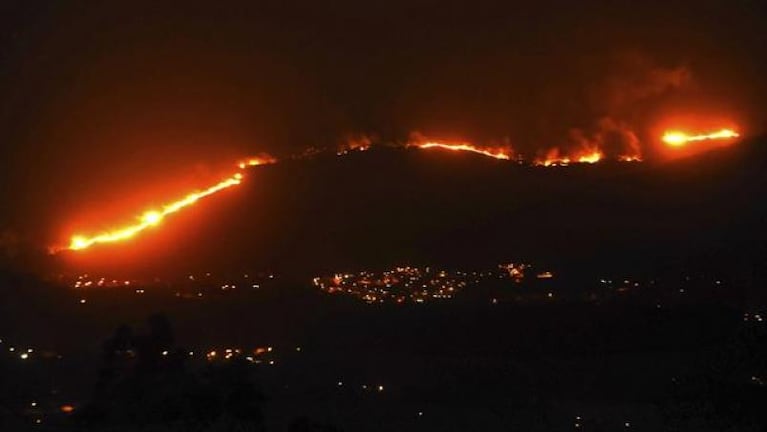 Devastador incendio en Portugal y Galicia