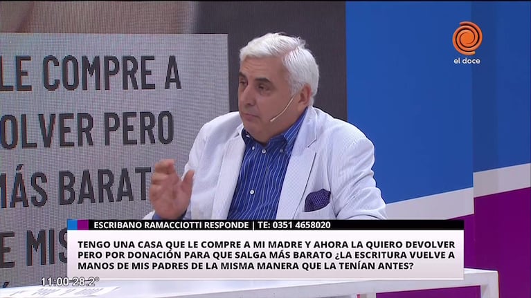 Devolución de casa como donación y otros temas