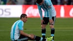 Di María, afuera. Un tirón lo sacó de la final ante Chile. Foto: Copa América 2015.