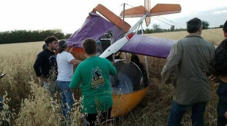 Di Palma dejó dos ciudades sin luz tras caer con su avioneta