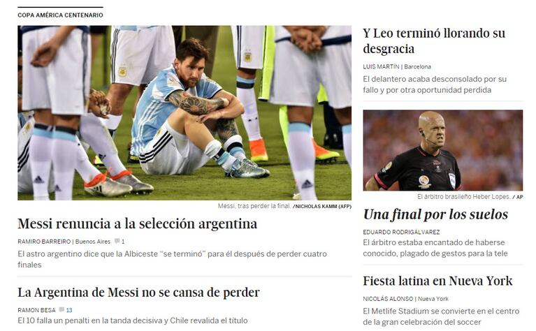 Diario El País de España.