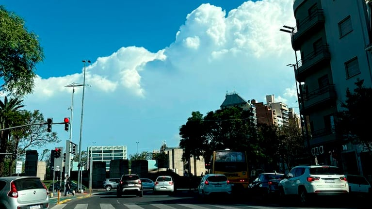 Días primaveras antes de la llegada de tormentas y cambio de tiempo.