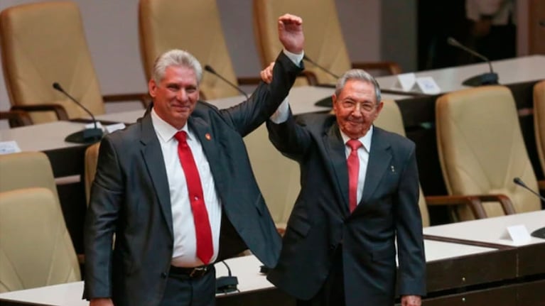 Díaz Canel sucedió a Raúl Castro en la presidencia.