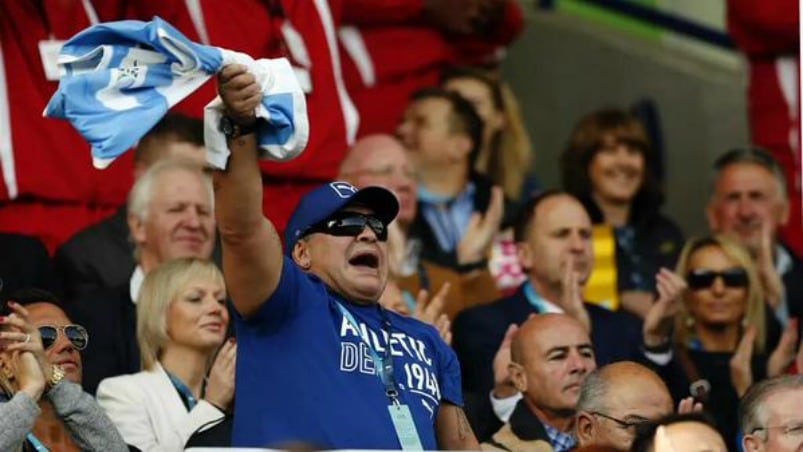 Diego, el hincha n°1 de Argentina en el Mundial de Rugby.