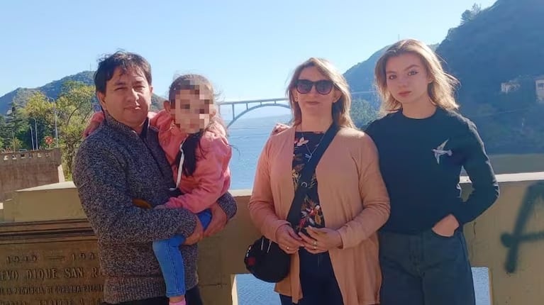Diego García y su familia disfrutaban de unos días de descanso en Rosario cuando ocurrió la tragedia.