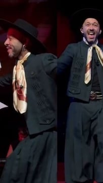 Diego Granadé emocionó bailando con su mamá junto al Chaqueño Palavecino en el Movistar de La Konga