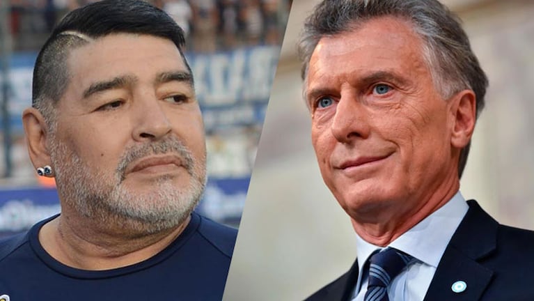 Diego Maradona cargó contra Mauricio Macri.
