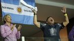 Diego protagonizó un show aparte durante la final de la Davis.