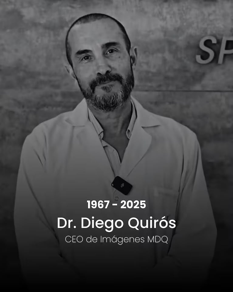 Diego Quirós era el médico que murió al chocar.