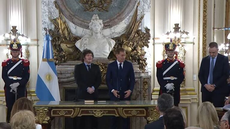 Diego Santilli juró como jefe de Gabinete.