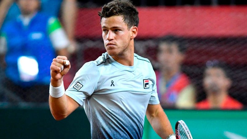 Diego Schwartzman emparejó las acciones ante Chile.