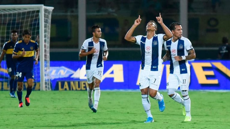 Diego Valoyes anotó el único gol de Talleres. Foto: Lucio Casalla/ElDoce.tv