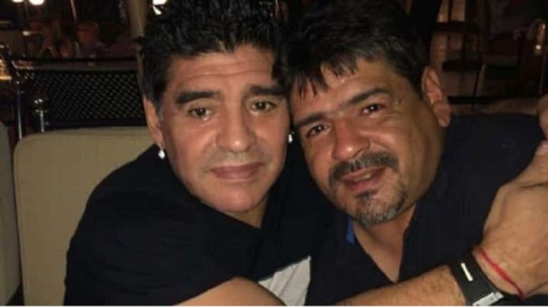 Diego y Hugo Maradona, en una de sus últimas fotos juntos.