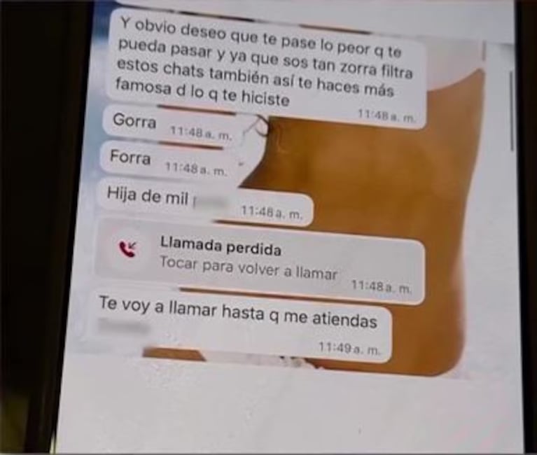 Difunden los feroces mensajes de Cecilia Insinga a Luciana Elbusto por Brancatelli: “Deseo que…”