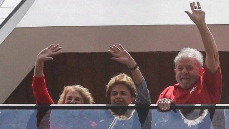 Dilma visitó a Lula, el día después del interrogatorio. Foto: O Globo