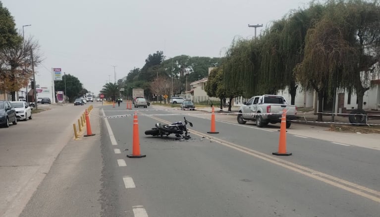 Dio una vuelta en U en una ruta de Córdoba y mató a un motociclista