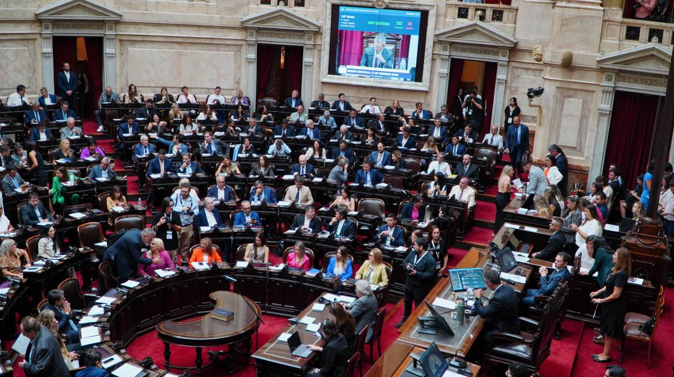 Diputados le dio media sanción a la suspensión de las Paso. (Foto: NA – Claudio Fanchi)