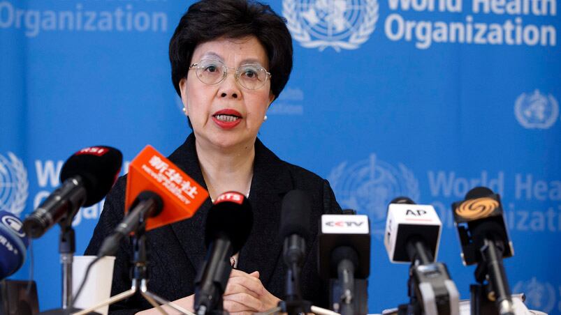 Directora General de la OMS ,Margaret Chan.