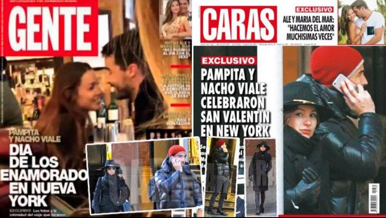 Disfrutan de su amor en Nueva York