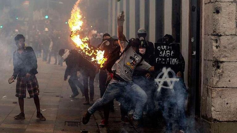 Disturbios en Brasil: destrozos tras la marcha contra Temer