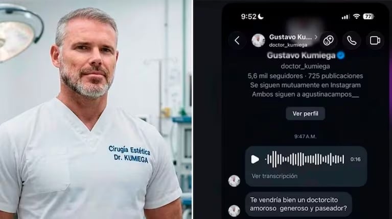 “Doctorcito amoroso”: los chats que destaparon siete denuncias contra un ginecólogo
