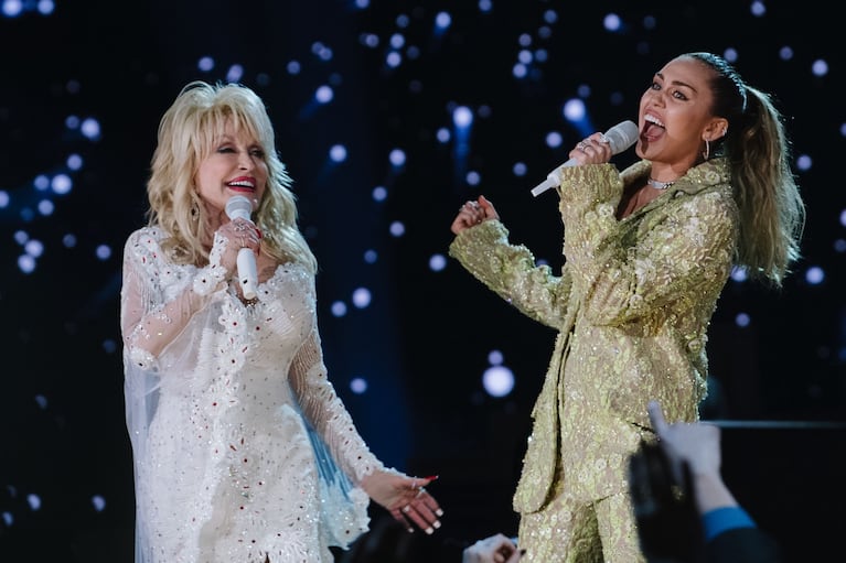 Dolly Parton y Miley Cyrus