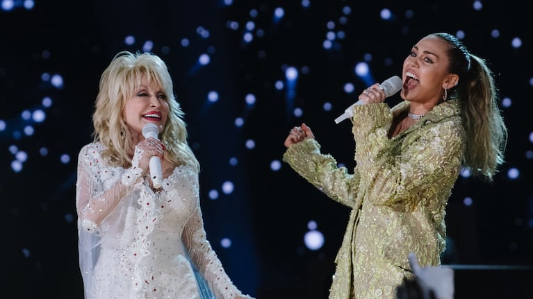 Dolly Parton y Miley Cyrus