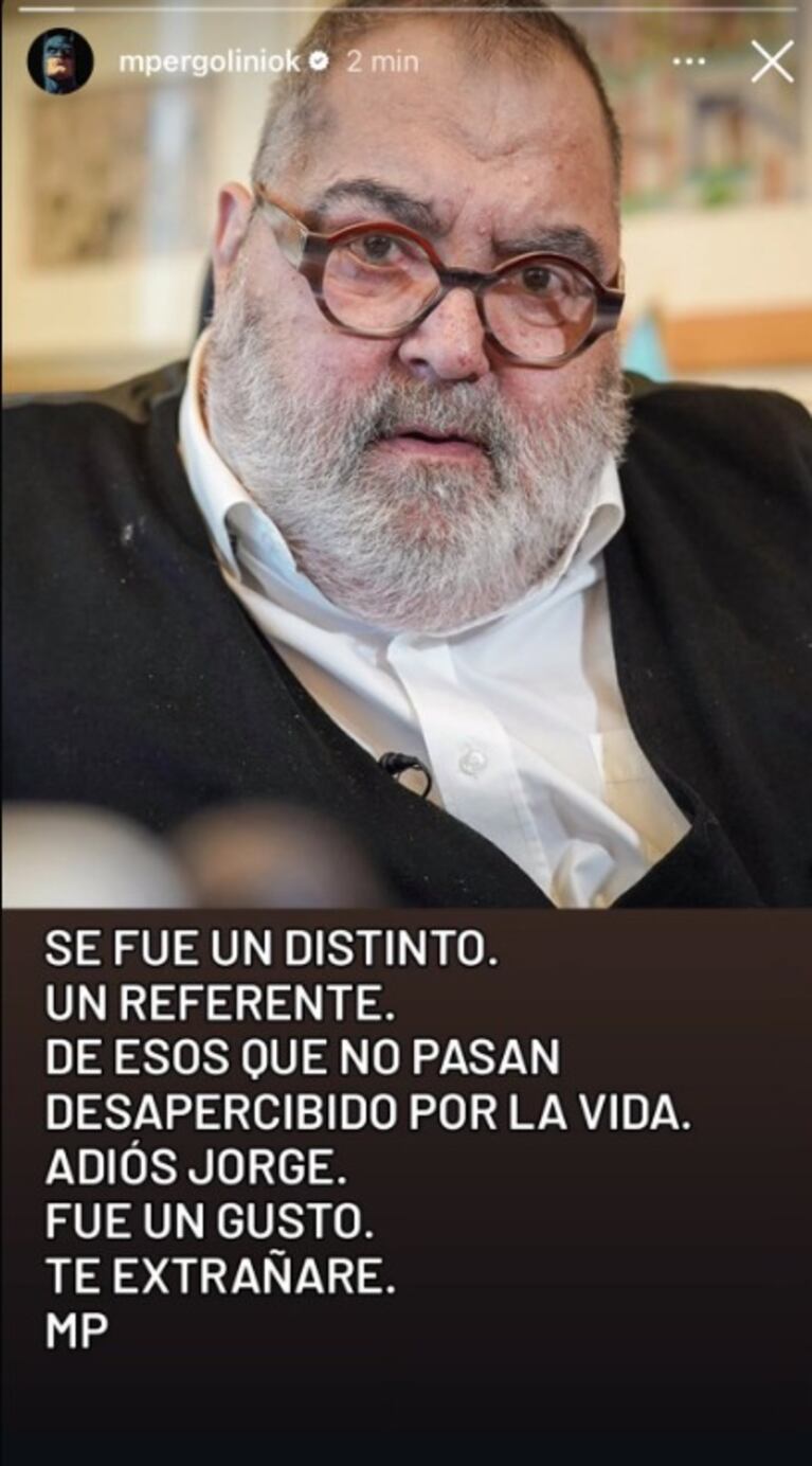 Dolor en el periodismo y en los medios por la muerte de Jorge Lanata